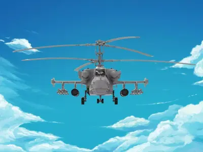 Kamov Ka-50 3D print model