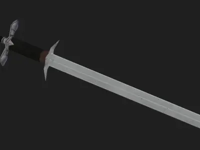 Zweihander - Two Handed Sword 3D model