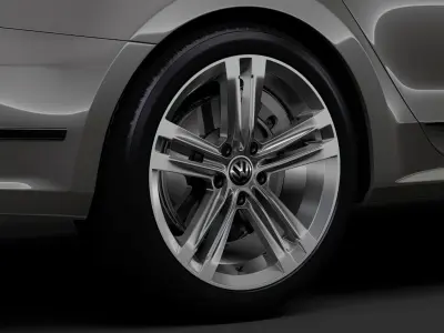 Volkswagen Passat NMS 2016 wheel 3D model