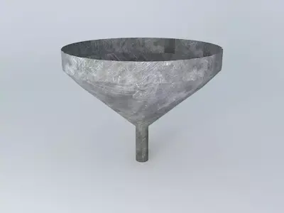 Funnel concrete Free 3D model