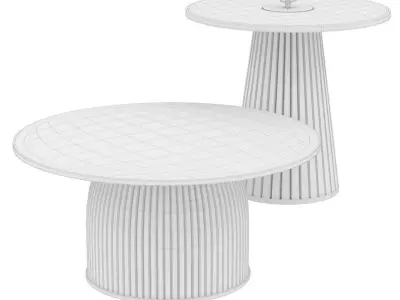 Coffee coctail table Free low-poly 3D model