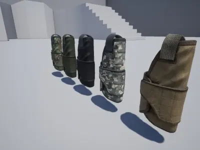 Holster Low-poly 3D model