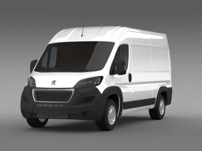 Peugeot Manager Furgon L2H2 2017 3D model