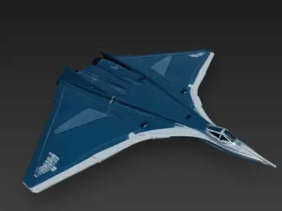 FS400 Fighter 3D Model 3D model