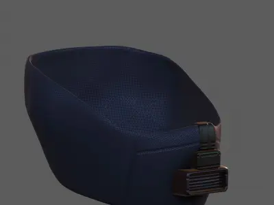 Gas mask helmet 3d model scifi Low-poly  Low-poly 3D model 554