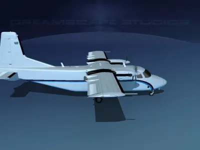 Harbin Y-12 II V09 3D model