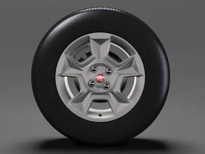 Fiat Qubo Trekking wheel 2017 3D model