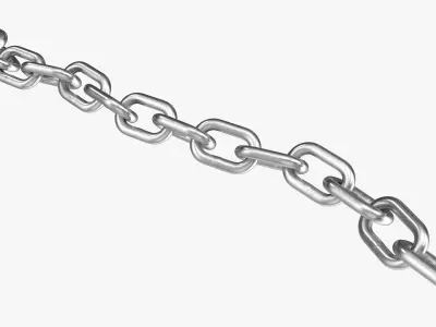 Chain Low-poly 3D model