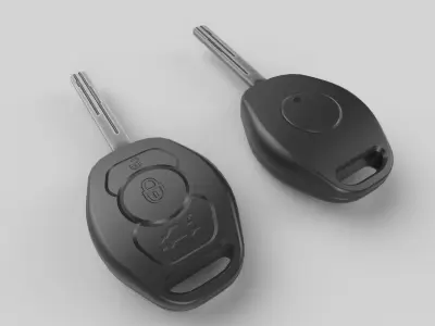 Car Key LP 01 Low-poly 3D model