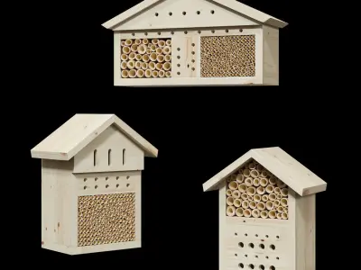 Bee house 3D model