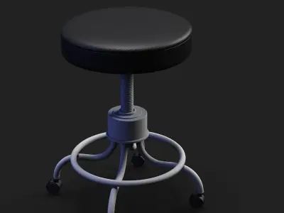 Doctors Chair Free 3D model