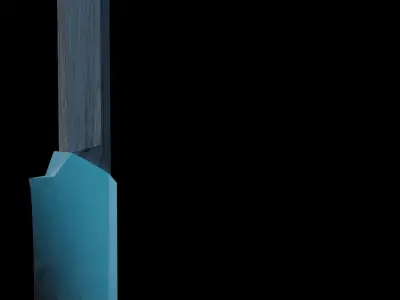 Moon Knife Free low-poly 3D model