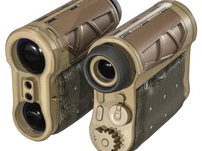 Military Rangefinder Binocular Low-poly 3D model