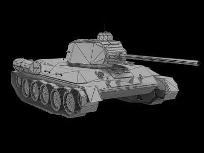 Tank 3D Model world of tanks 3D model