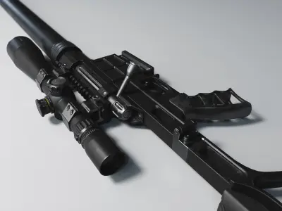 DVL 10 SABOTEUR Low-poly 3D model Low-poly 3D model