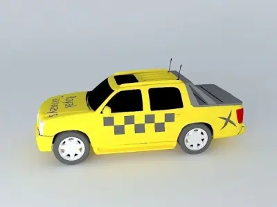Royal Taxiways Cadillac Escalade EXT Free 3D model