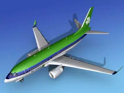 Boeing 737-700ER Aer Lingus 3D model