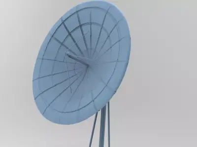 Satellite Dish alien 2 3D model
