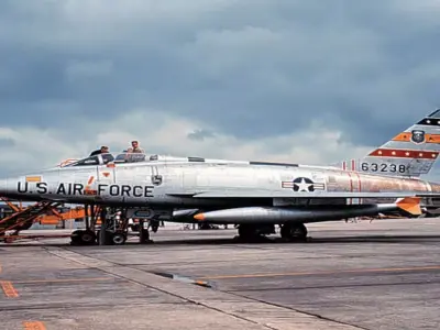 North American F-100 Super Sabre 3D model