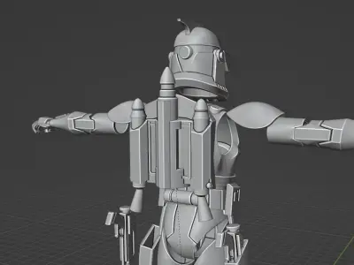 Phase 1 Animated Clone Jetpack Add-on Kit 3D print model