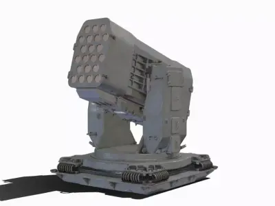 RIM 116 Rolling Airframe Missile  Low-poly 3D model