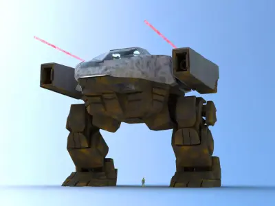 Juggernaut Battle Robot 3D model