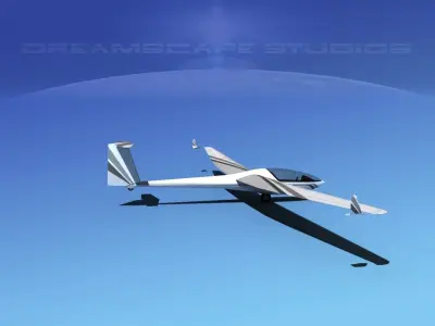 Glaser-Dirks DG-300 Glider V02 3D model