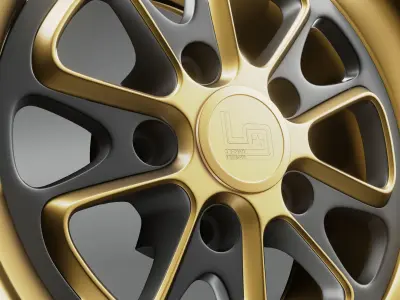 Fifteen52 2pc Outlaw 001 Low-poly 3D model