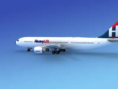 Airbus A300 Heavy Lift 3D model