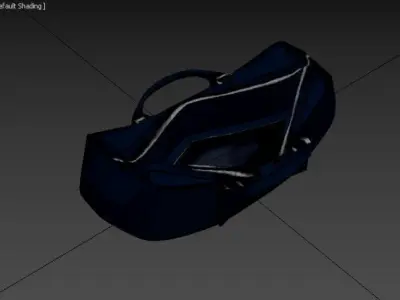 Duffel Bag Low-poly 3D model