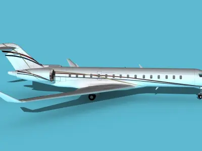 Bombardier Global 7000 V12 3D model