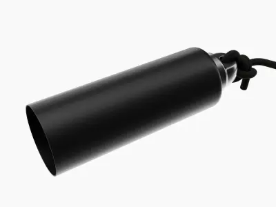 Kusarigama with cord plastic 3D model