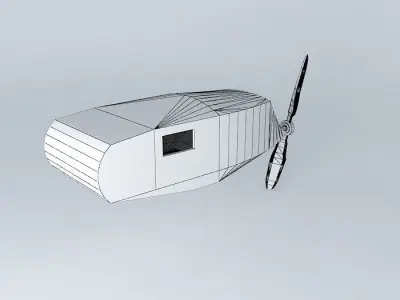 graf zeppelin engine Free 3D model