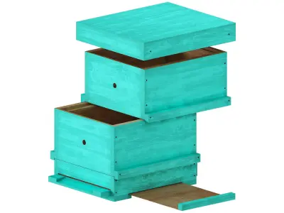 Beehive combination 3D model