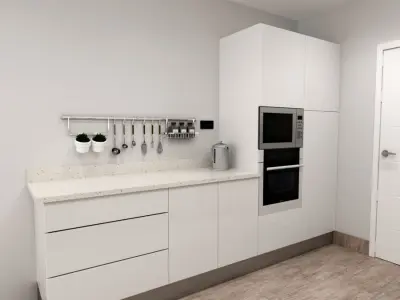 Mutfak kitchen design  Free 3D model