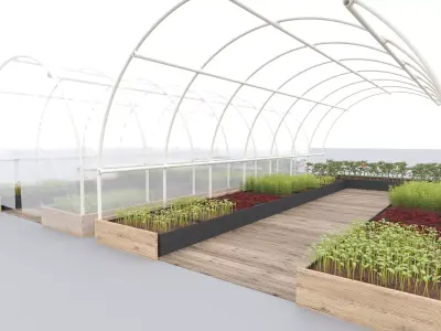 Greenhouse Free 3D model purchase
