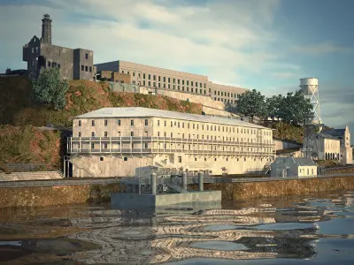 Alcatraz 3D model