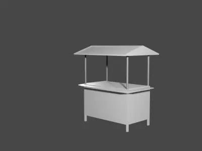 Food stall - 3D Model 3D model