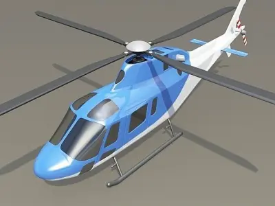 Agusta Westland aw119 Koala helicopter 3D model