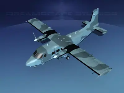 Harbin Y-12 II Military 1 3D model