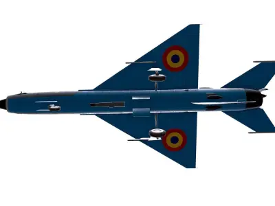 Mikoyan-Gurevich MiG-21 Lancer Low-poly 3D model
