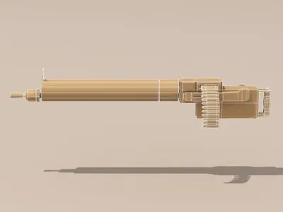 MG08 WWI 3D model