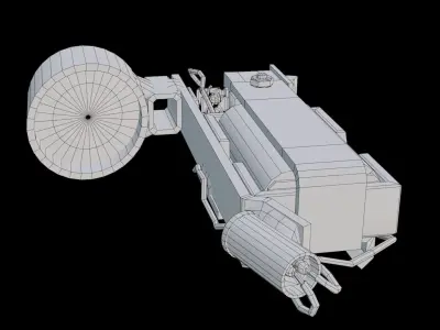 DIY collimator sight Free low-poly 3D model