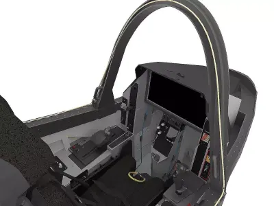 F-35 Cockpit 3D model