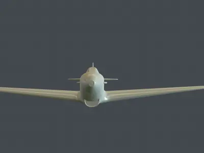 Yak-1 fighter model for 3D-printing 3D print model
