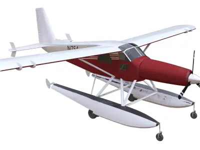 3D Plane - N754 Ugly Duck 3D model