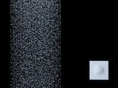 Ceiling Round Shower Axor 3D model