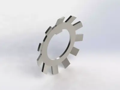 Arruela de Fixacao SKF MB 3 Fixing Washer 3D model