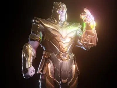 Thanos Free 3D model