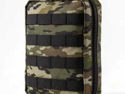 Tactical Military IFAK Pouch 3D Model Low-poly 3D model